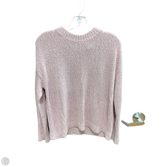 Sweater By Loft In Pink, Size: L