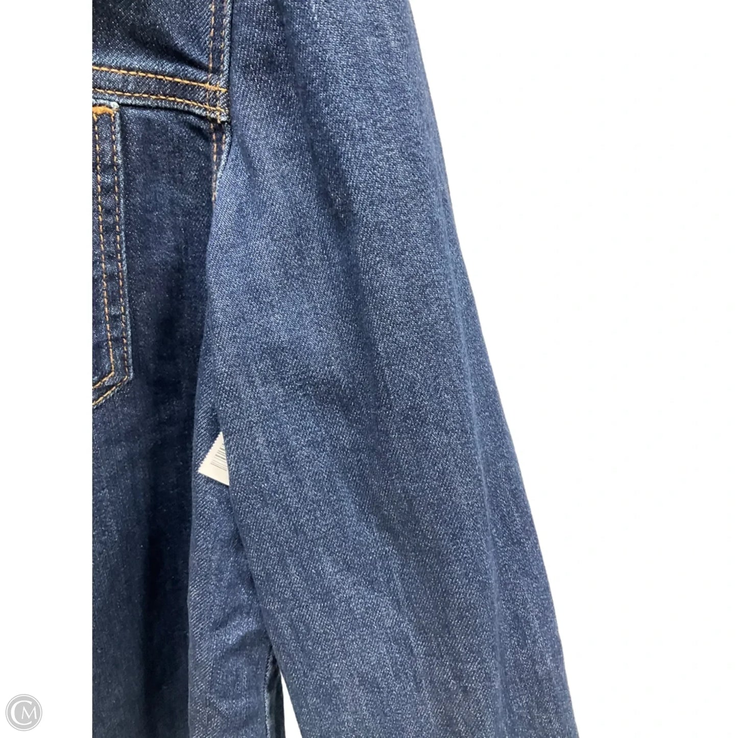 Jacket Denim By Chicos In Blue Denim, Size: L