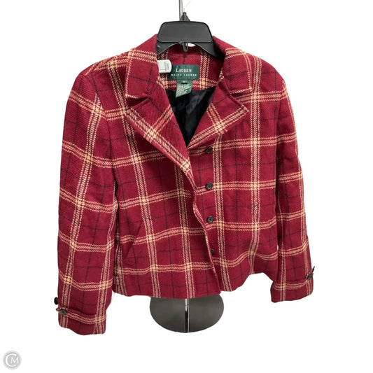 Jacket Other By Lauren By Ralph Lauren In Red, Size: 12