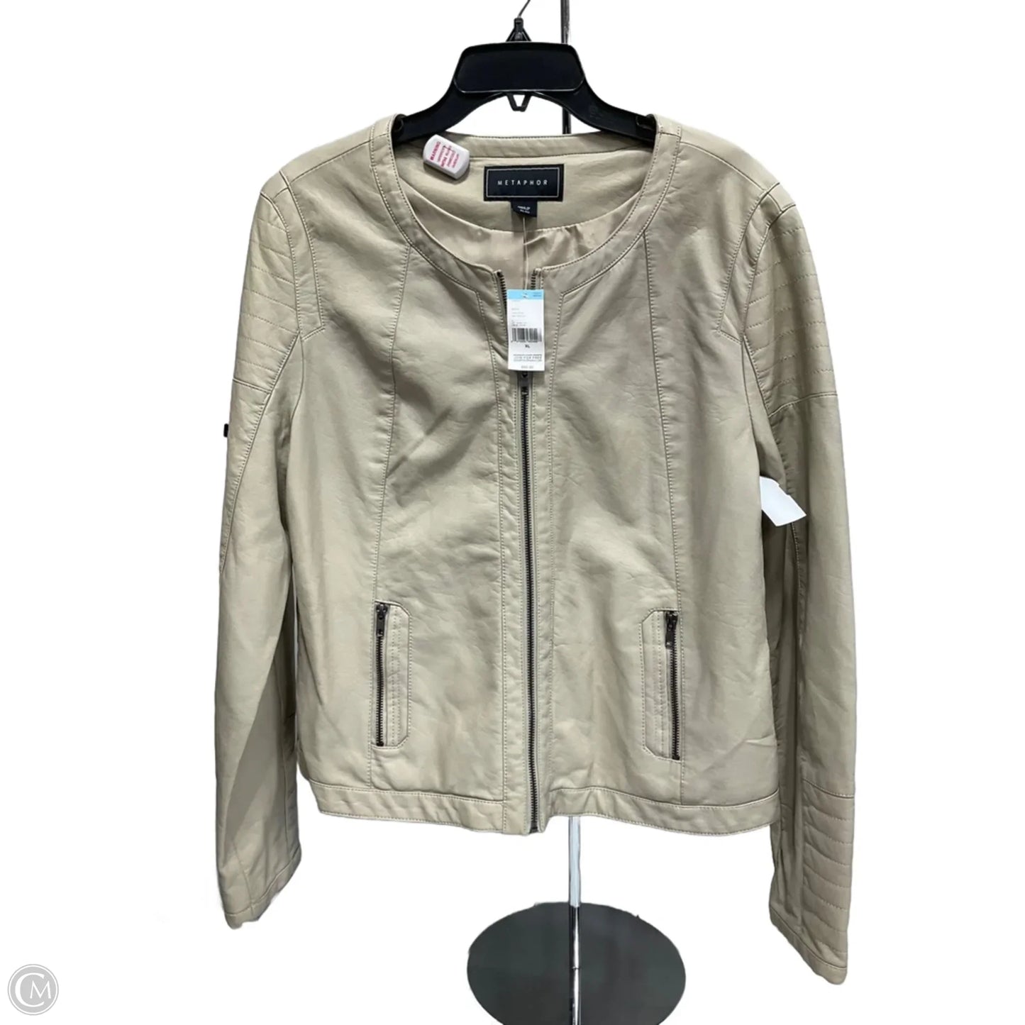 Jacket Other By Metaphor In Beige, Size: Xl