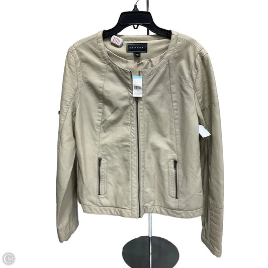 Jacket Other By Metaphor In Beige, Size: Xl