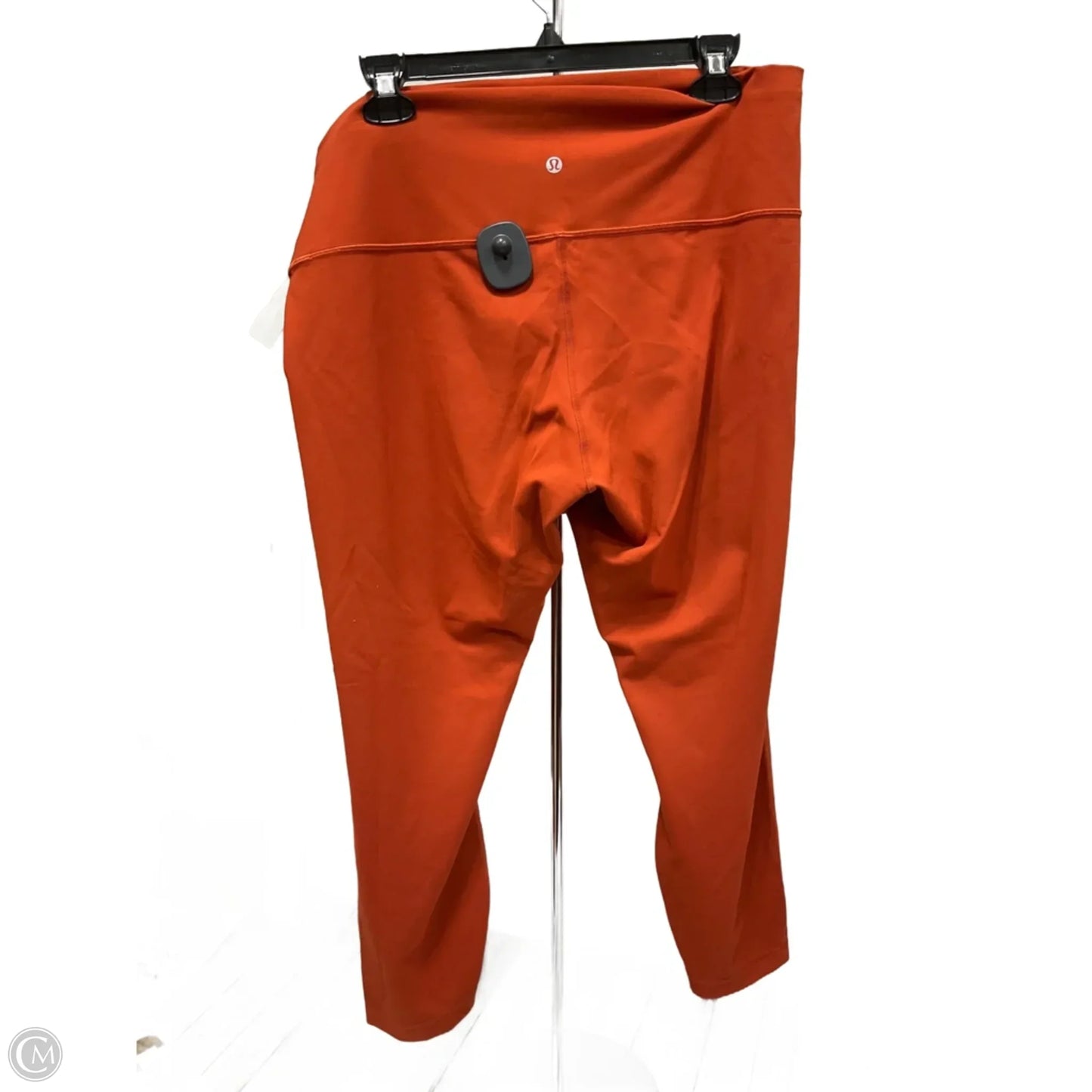 Athletic Leggings By Lululemon In Orange, Size: 18