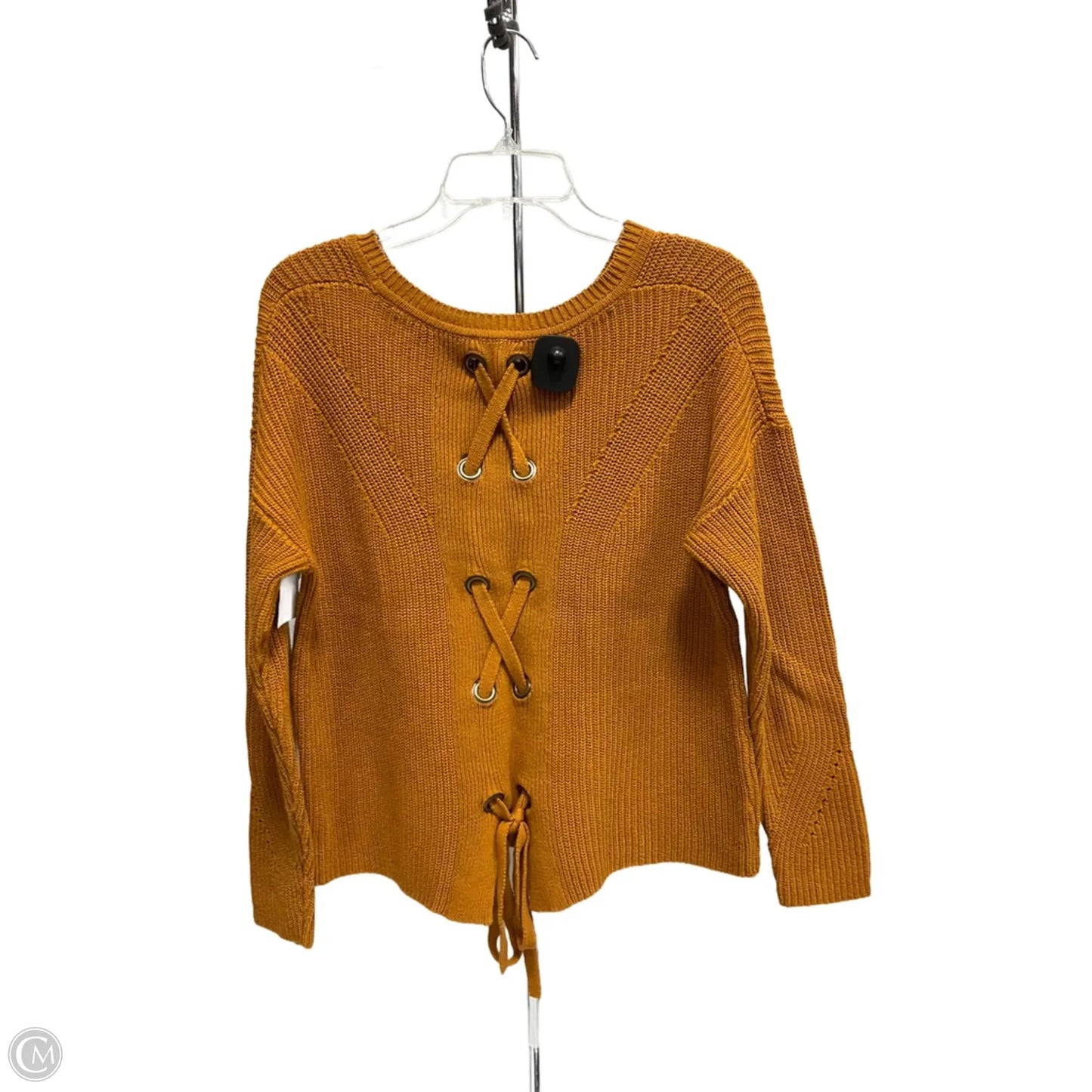Sweater By Lucky Brand In Orange, Size: M