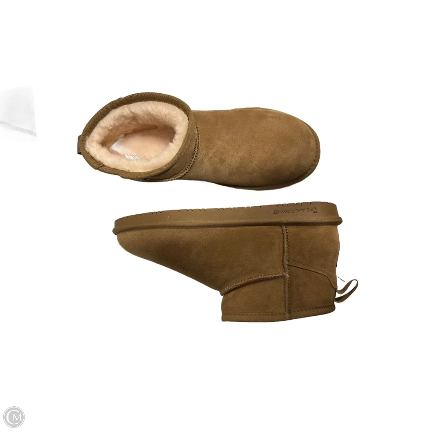 Boots Ankle Flats By Bearpaw In Tan, Size: 11