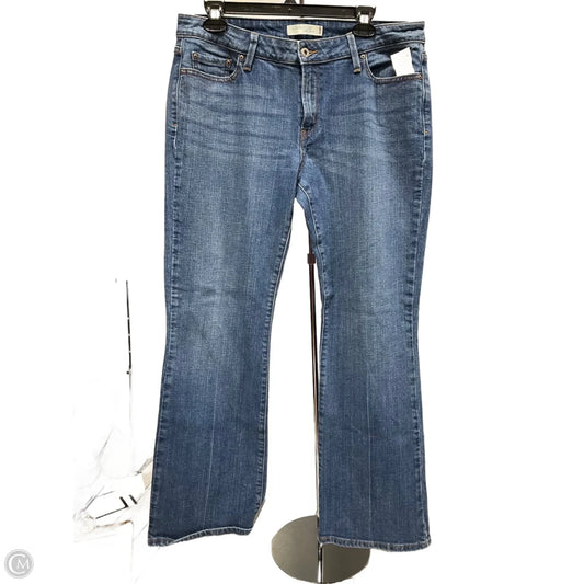 Jeans Boot Cut By Levis In Blue Denim, Size: 14