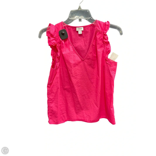 Top Sleeveless By J. Crew In Pink, Size: Xs