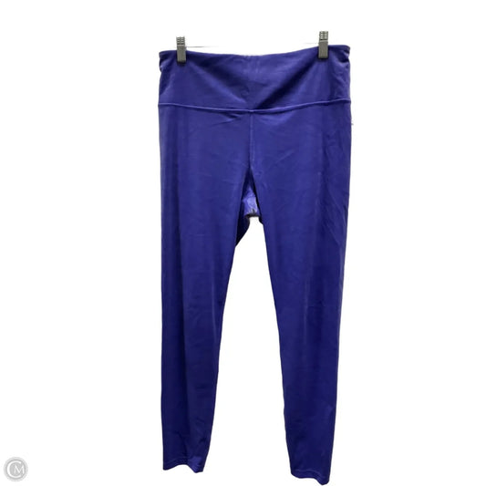 Athletic Leggings By Athleta In Purple, Size: L