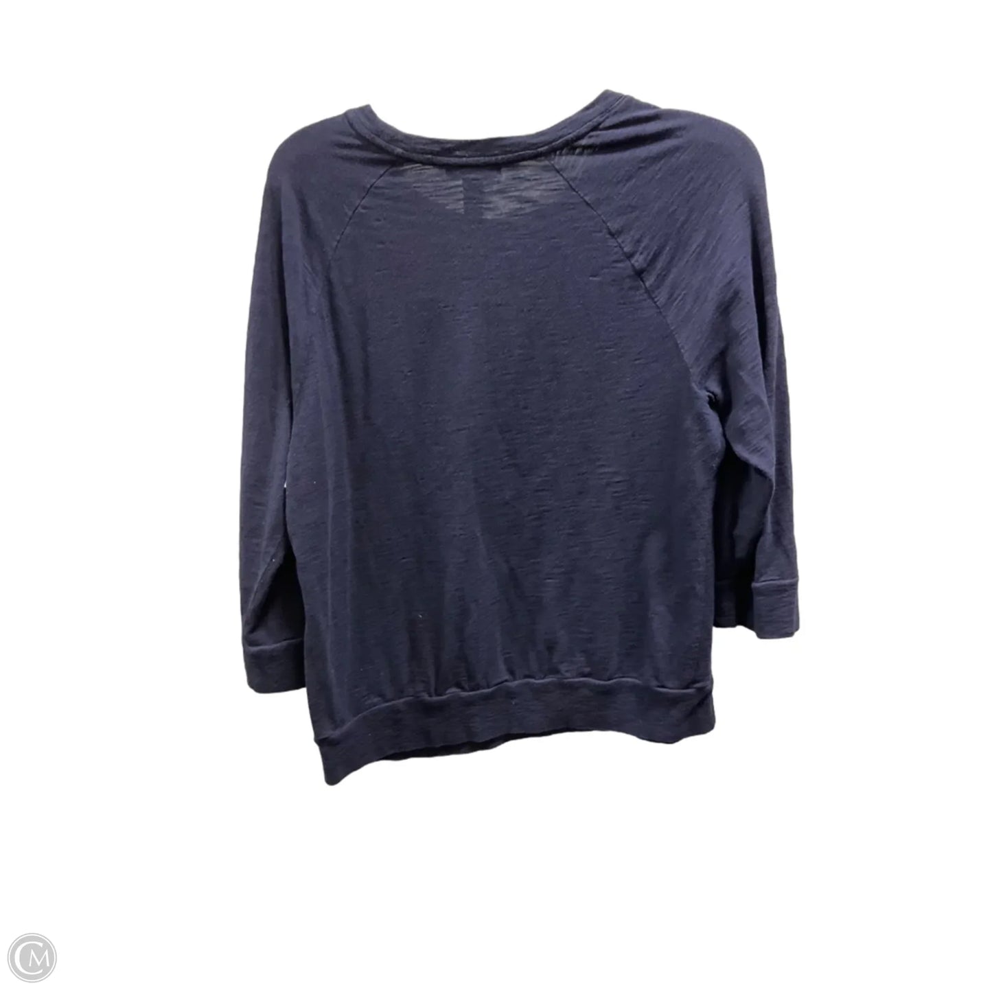 Top 3/4 Sleeve By Gap In Floral Print, Size: L
