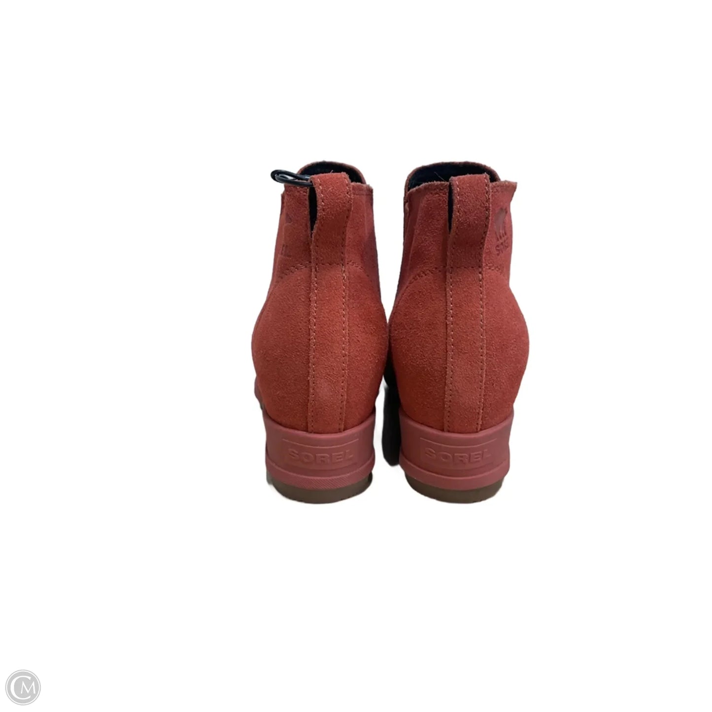 Boots Ankle Heels By Sorel In Orange, Size: 6.5