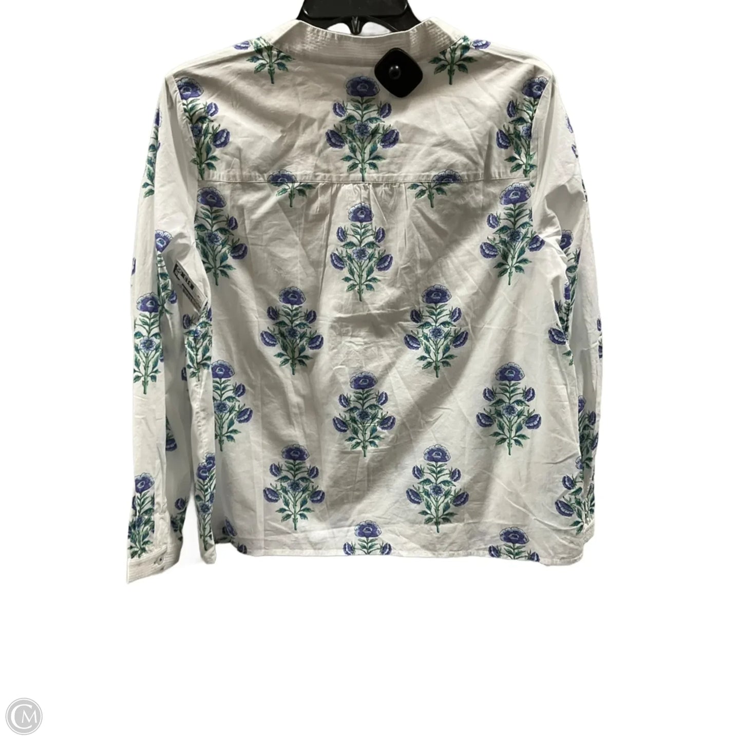 Top Long Sleeve By Talbots In Floral Print, Size: Mp