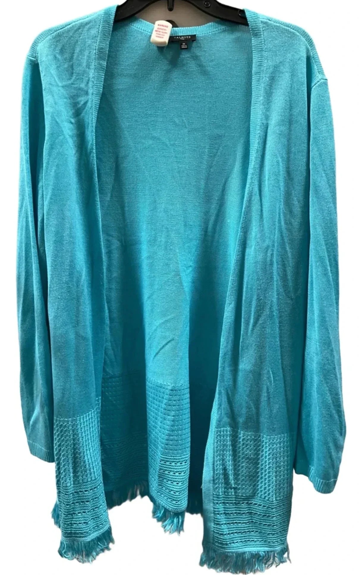 Cardigan By Talbots In Blue, Size: 2x