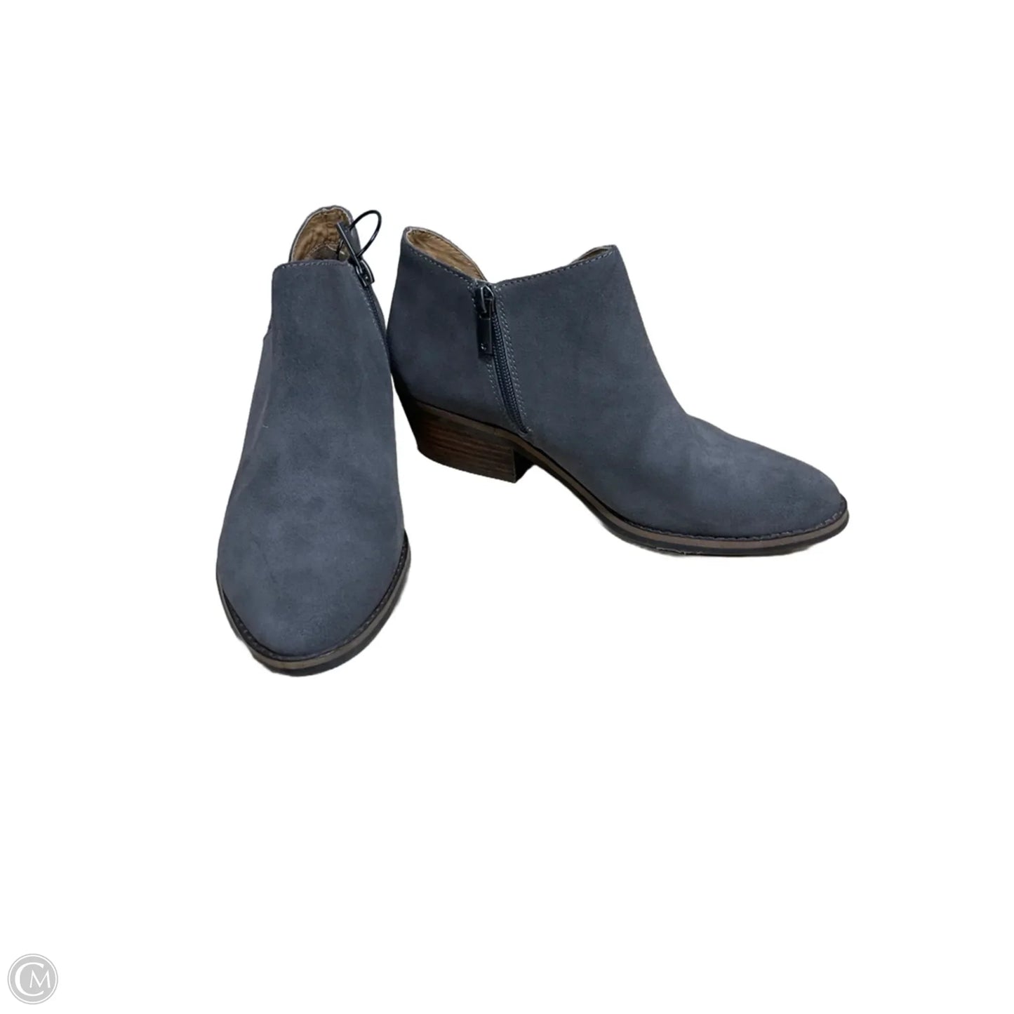 Boots Ankle Flats By Lucky Brand In Grey, Size: 7.5