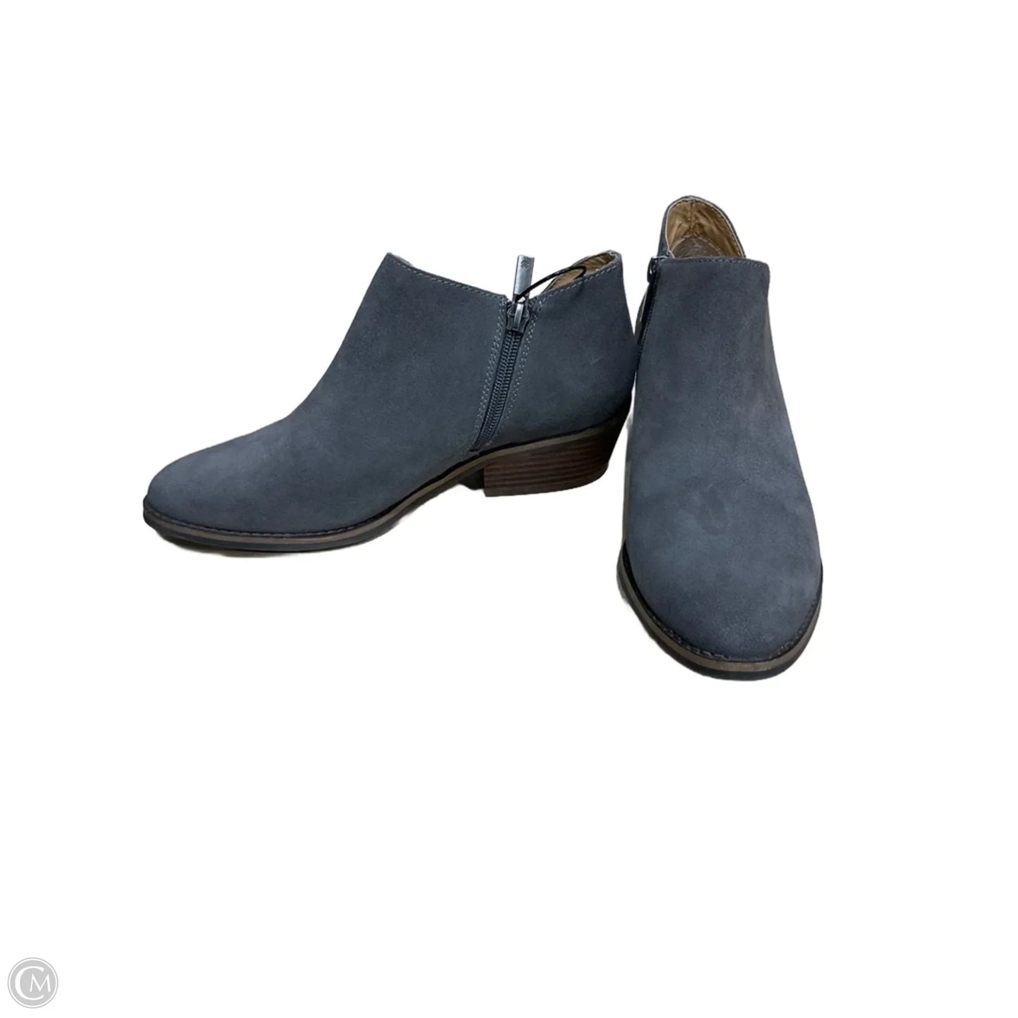 Boots Ankle Flats By Lucky Brand In Grey, Size: 7.5