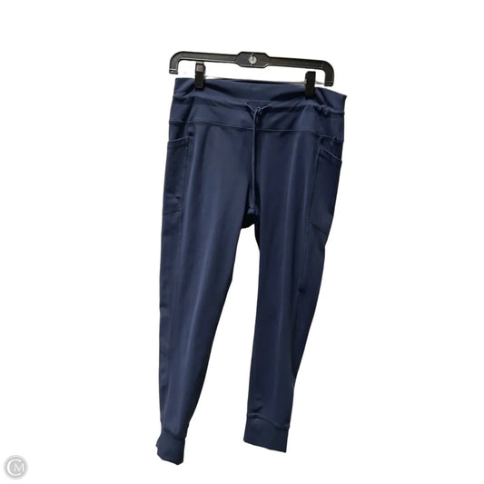Athletic Leggings By Spyder In Navy, Size: L