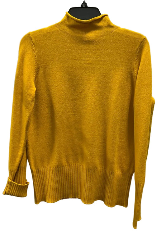 Top Long Sleeve By French Connection In Yellow, Size: M