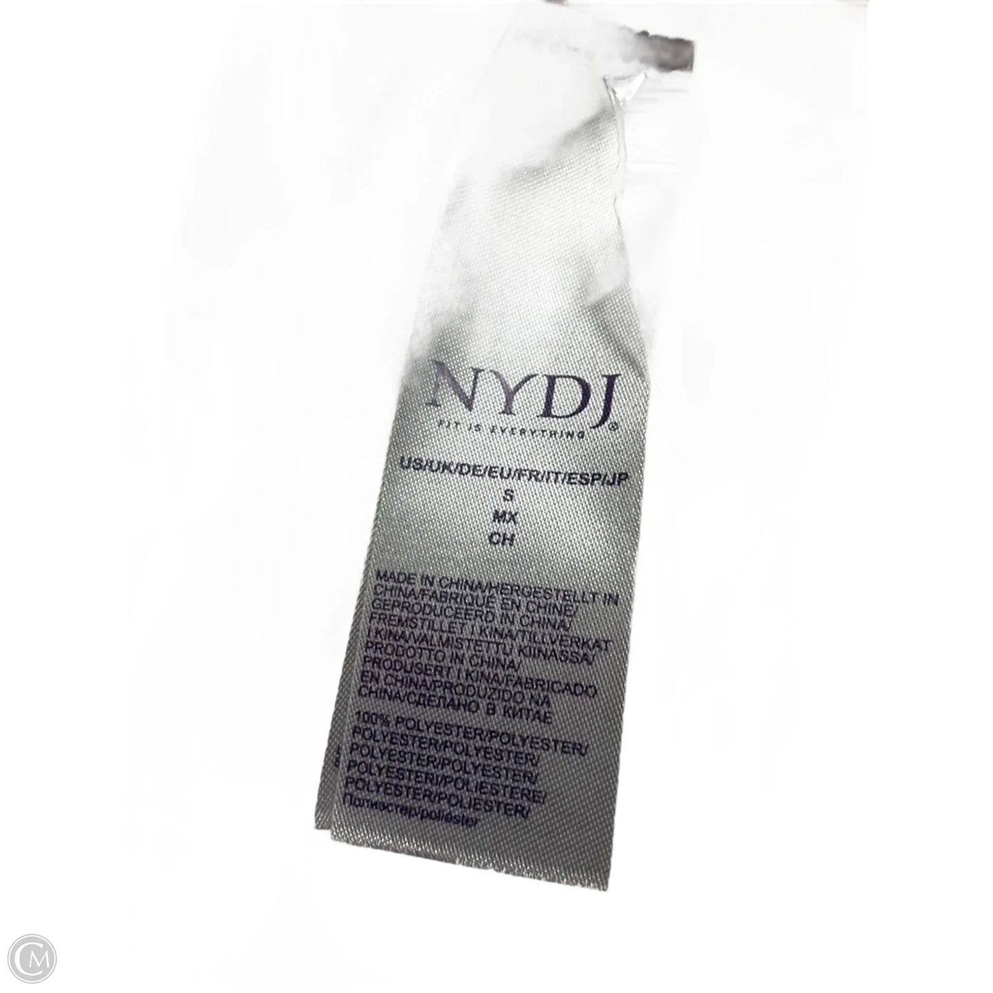 Blouse Long Sleeve By Not Your Daughters Jeans In White, Size: S