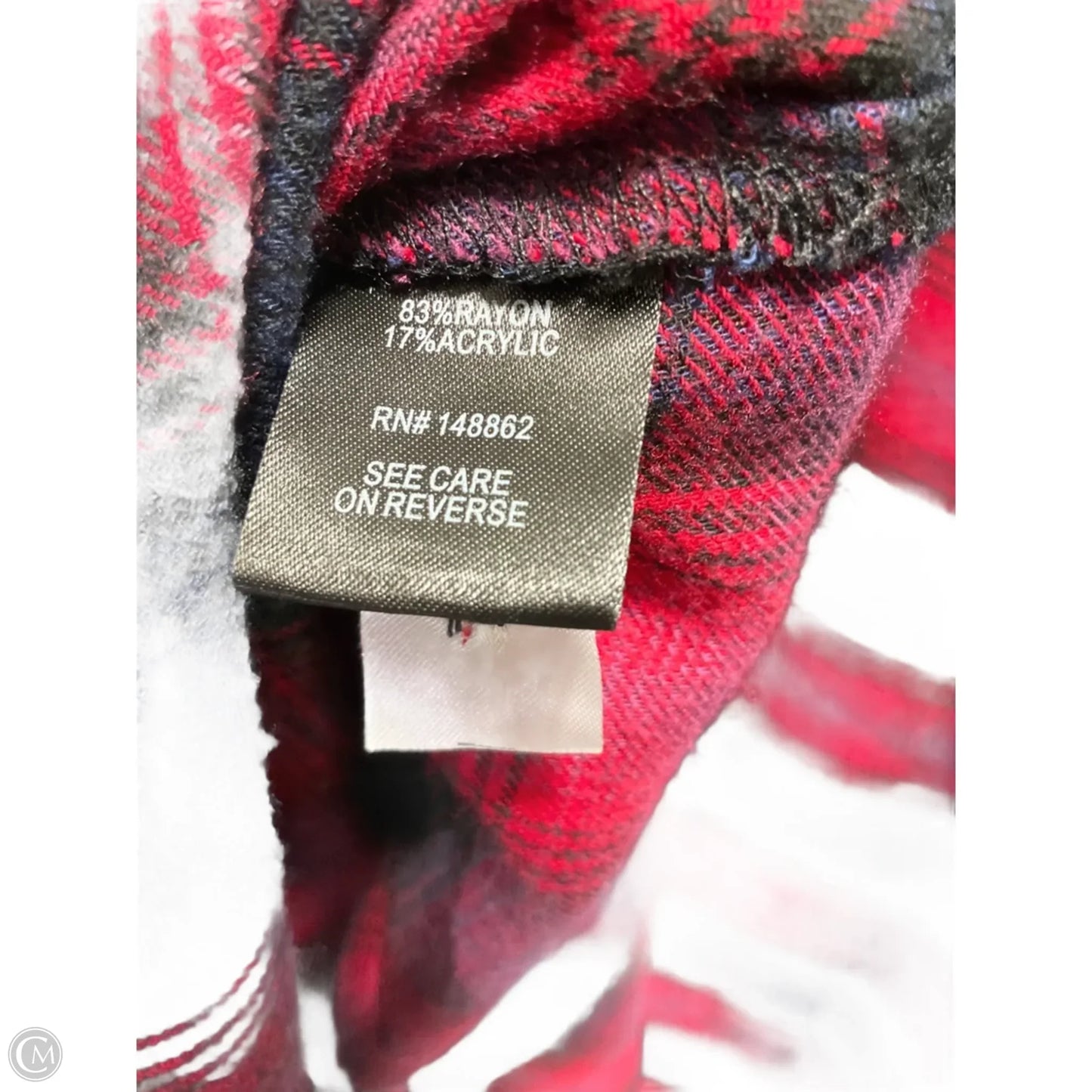 Blouse Long Sleeve By Torrid In Plaid Pattern, Size: 1x