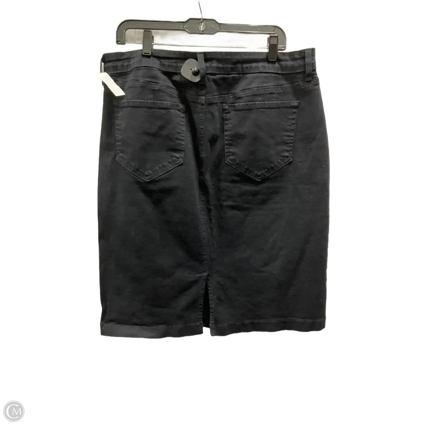 Skirt Mini & Short By Not Your Daughters Jeans In Black, Size: 16