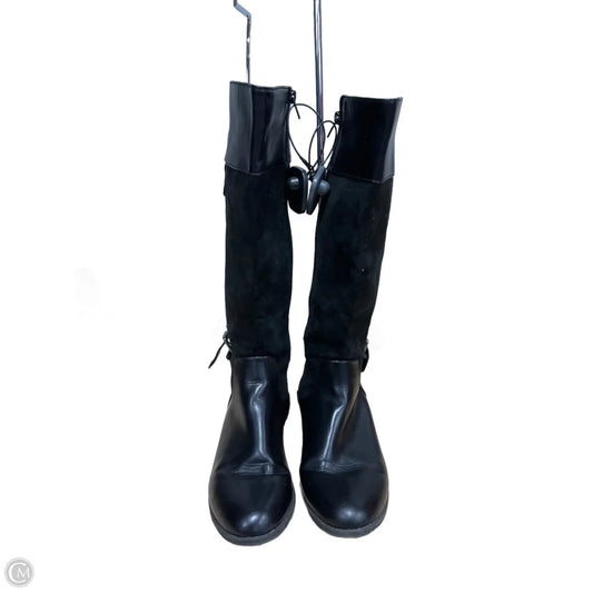 Boots Knee Flats By Bass In Black, Size: 8.5