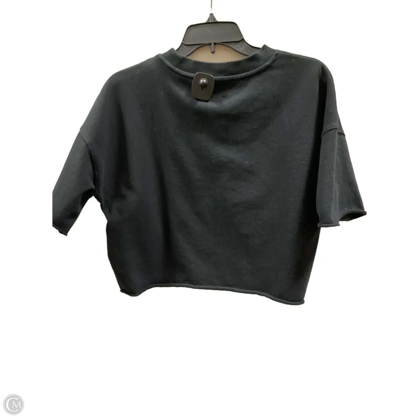 Athletic Top Short Sleeve By Gap In Black, Size: Xs