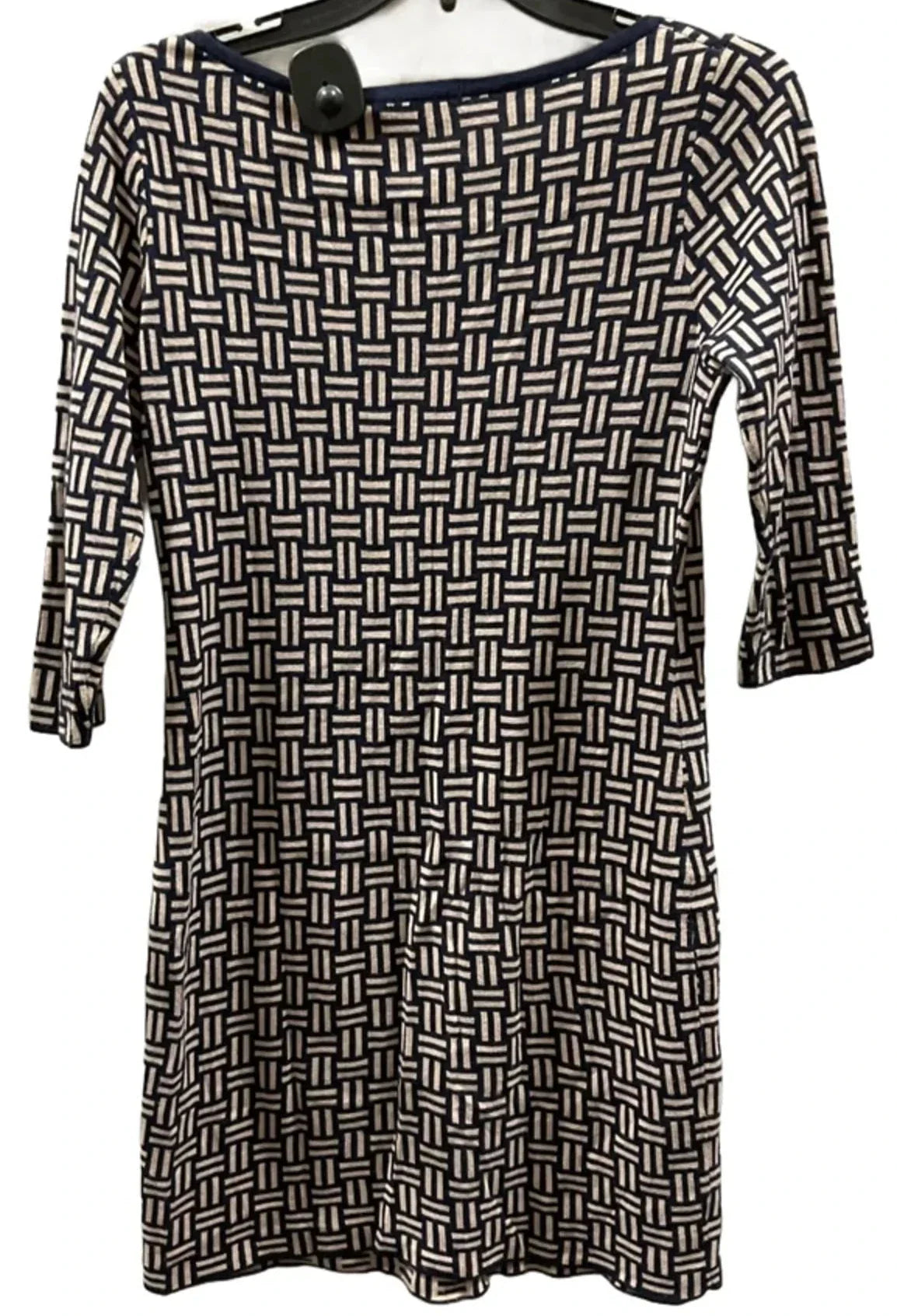 Dress Casual Short By Boden In Blue & Cream, Size: 6