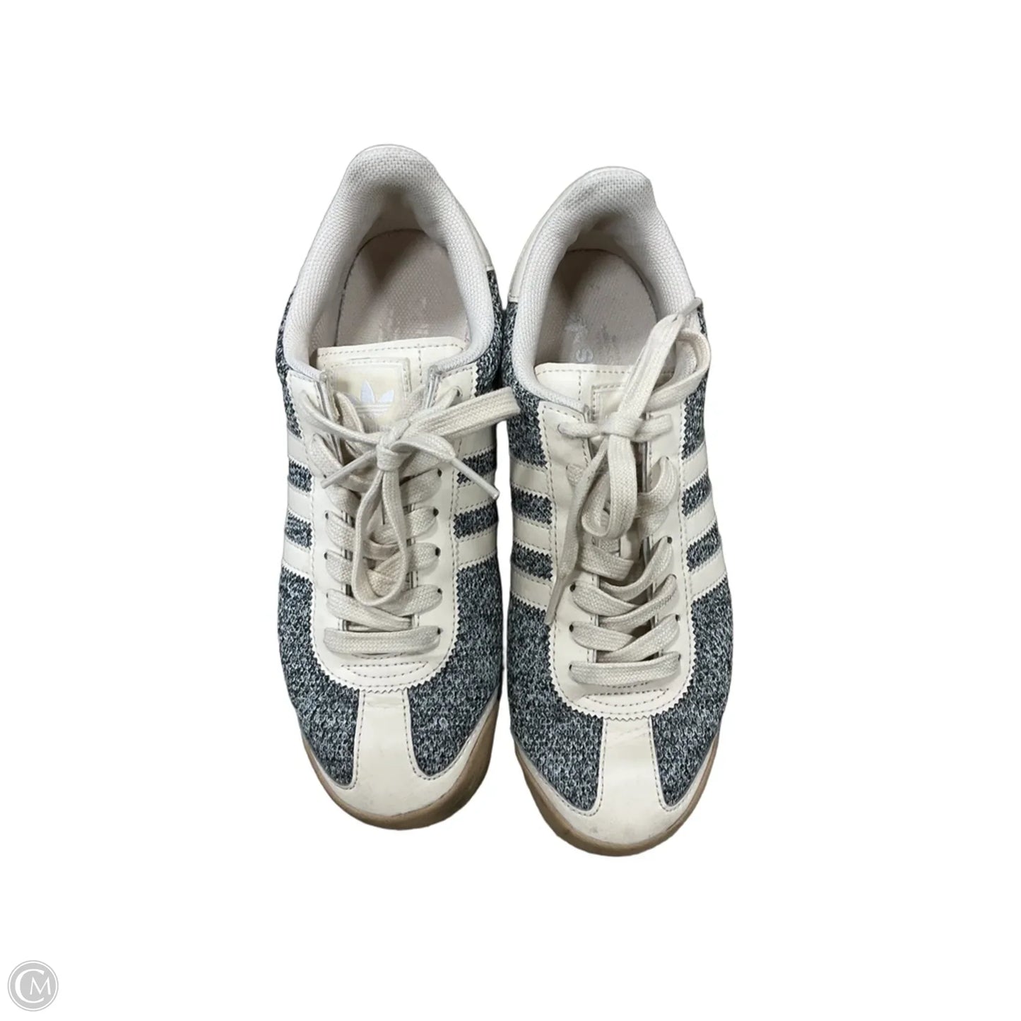 Shoes Athletic By Adidas In Cream & Grey, Size: 9