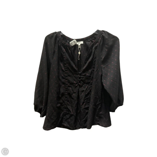 Top 3/4 Sleeve By Joie In Black, Size: S