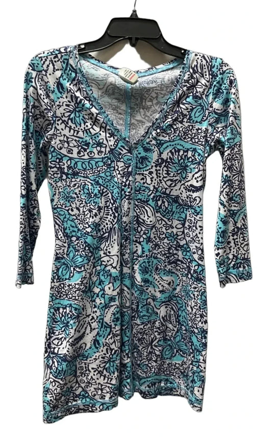 Dress Designer By Lilly Pulitzer In Blue, Size: S