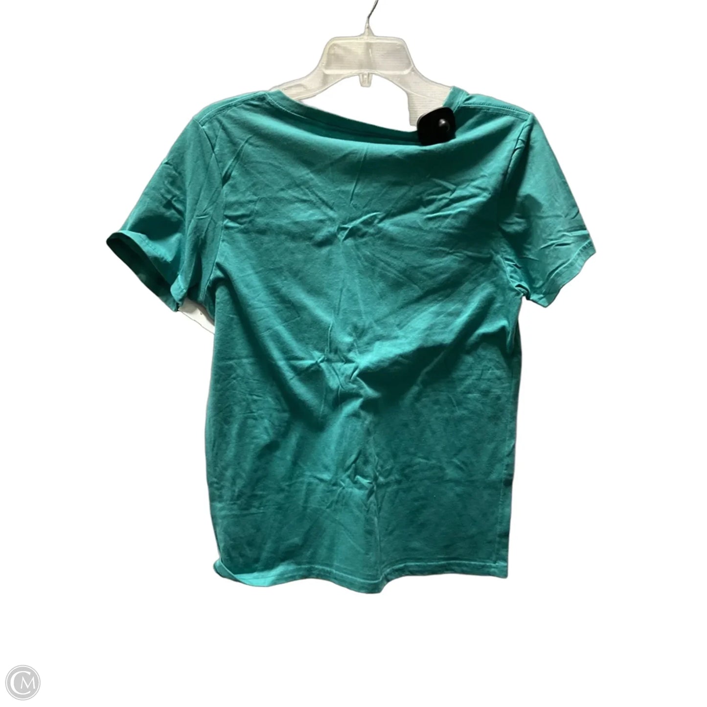 Athletic Top Short Sleeve By Merrell In Green, Size: L