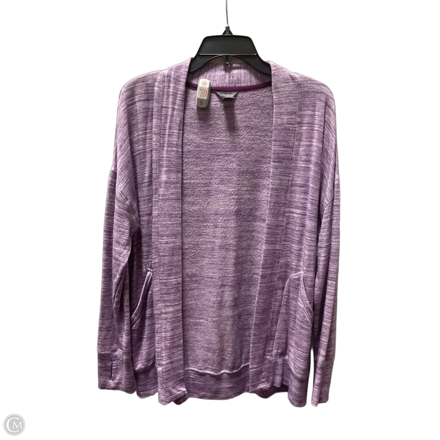 Athletic Top Long Sleeve Crewneck By Eddie Bauer In Purple, Size: S