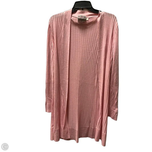 Cardigan By Loft In Pink, Size: L