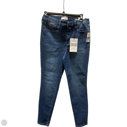 Jeans Skinny By Nicole Miller In Blue Denim, Size: 10