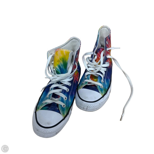 Shoes Sneakers By Converse In Tie Dye Print, Size: 9