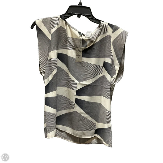 Top Sleeveless By Express In Black & Cream, Size: Xs