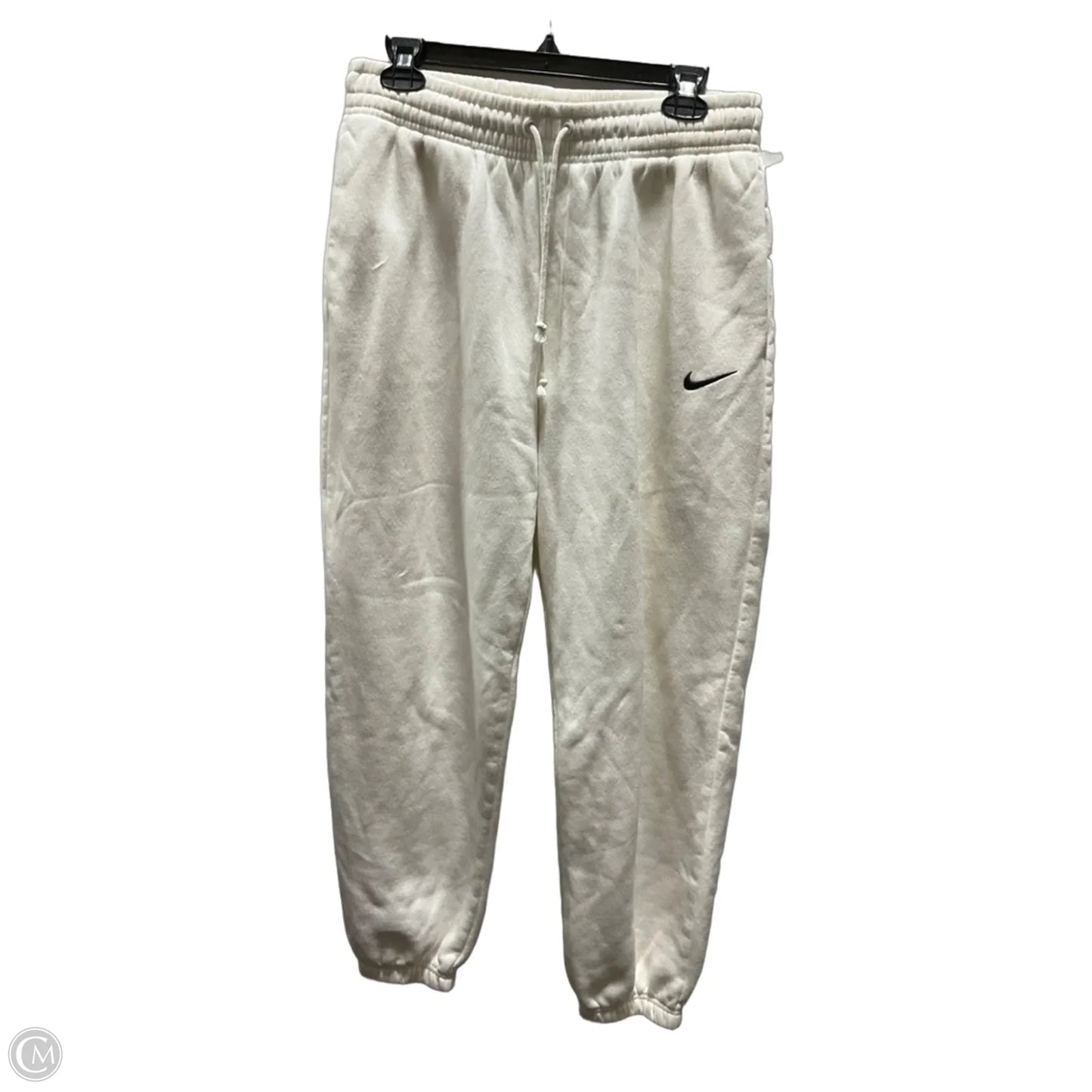 Athletic Pants By Nike Apparel In White, Size: M
