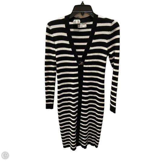 Cardigan By Nine West In Striped Pattern, Size: Xs