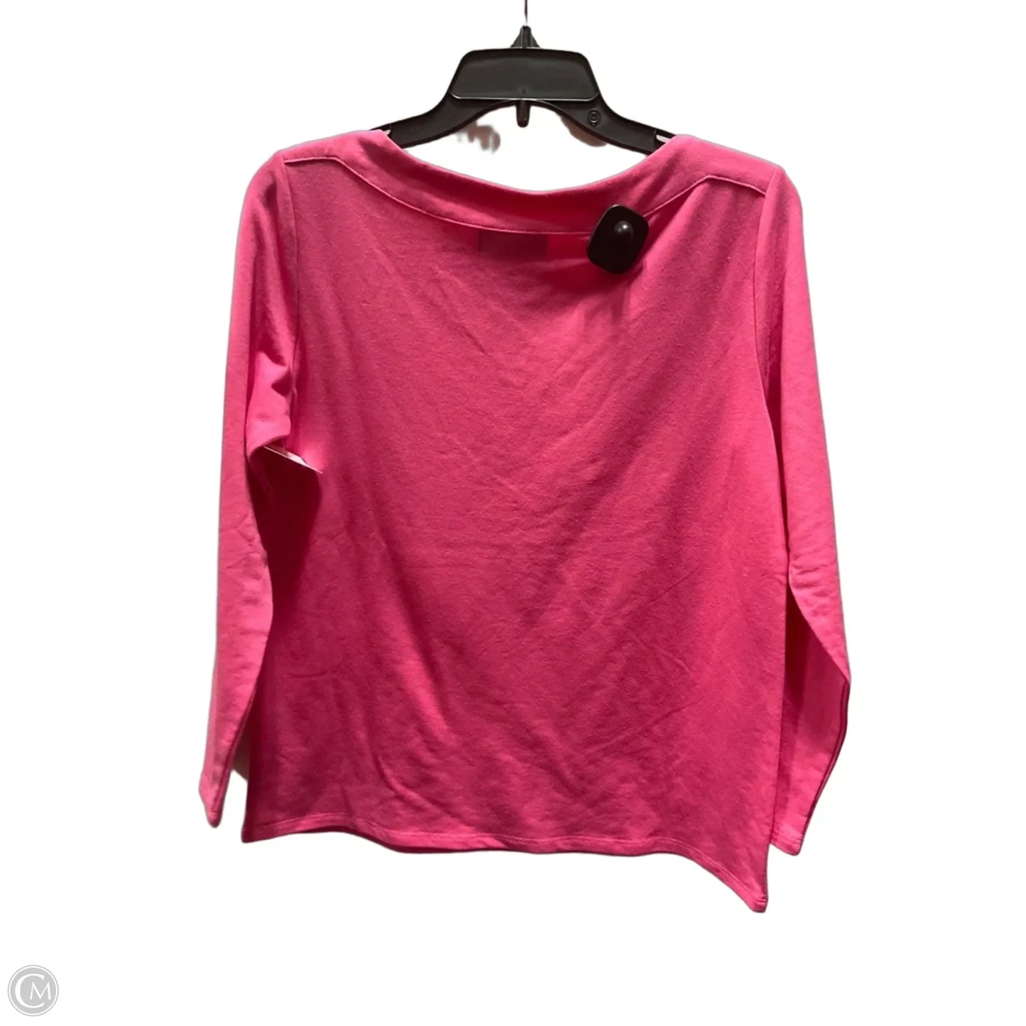 Top Long Sleeve Basic By Rafaella In Pink, Size: S