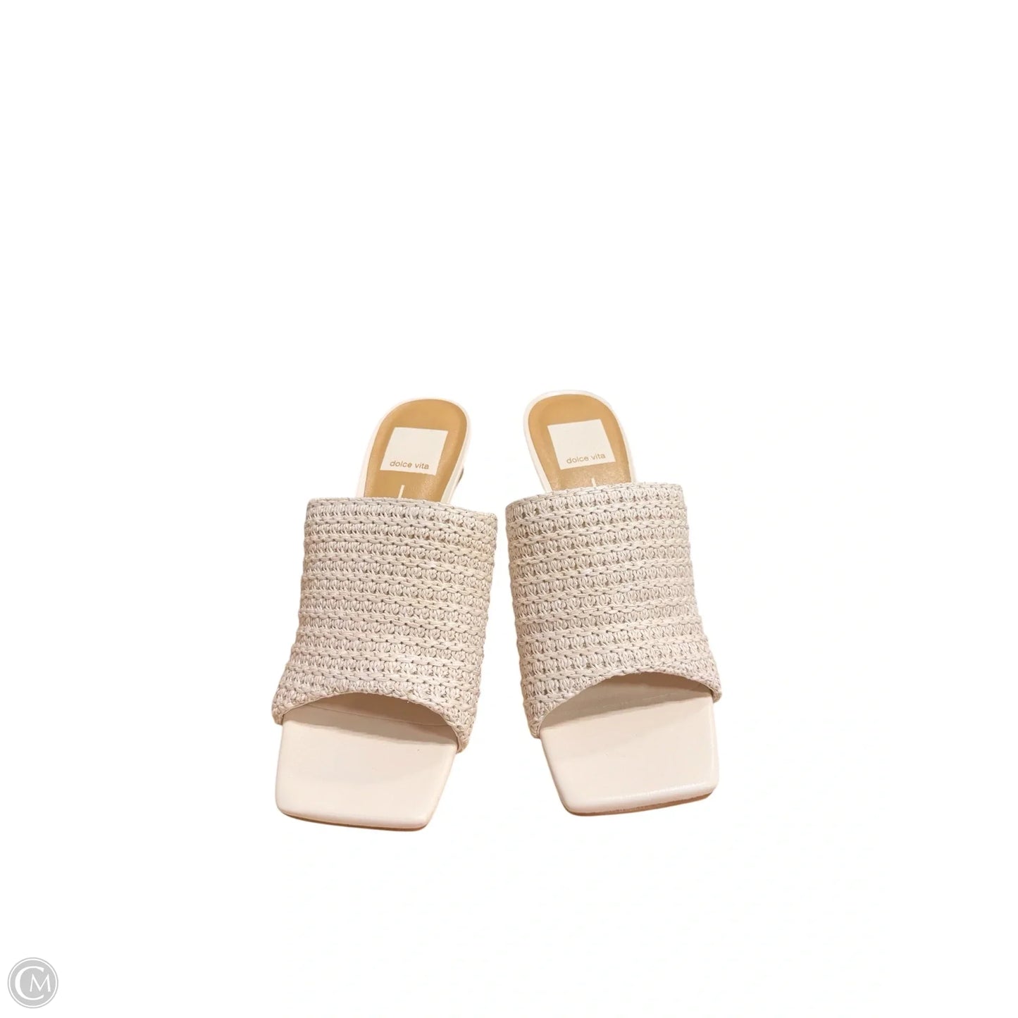 Sandals Heels Block By Dolce Vita In Cream, Size: 6