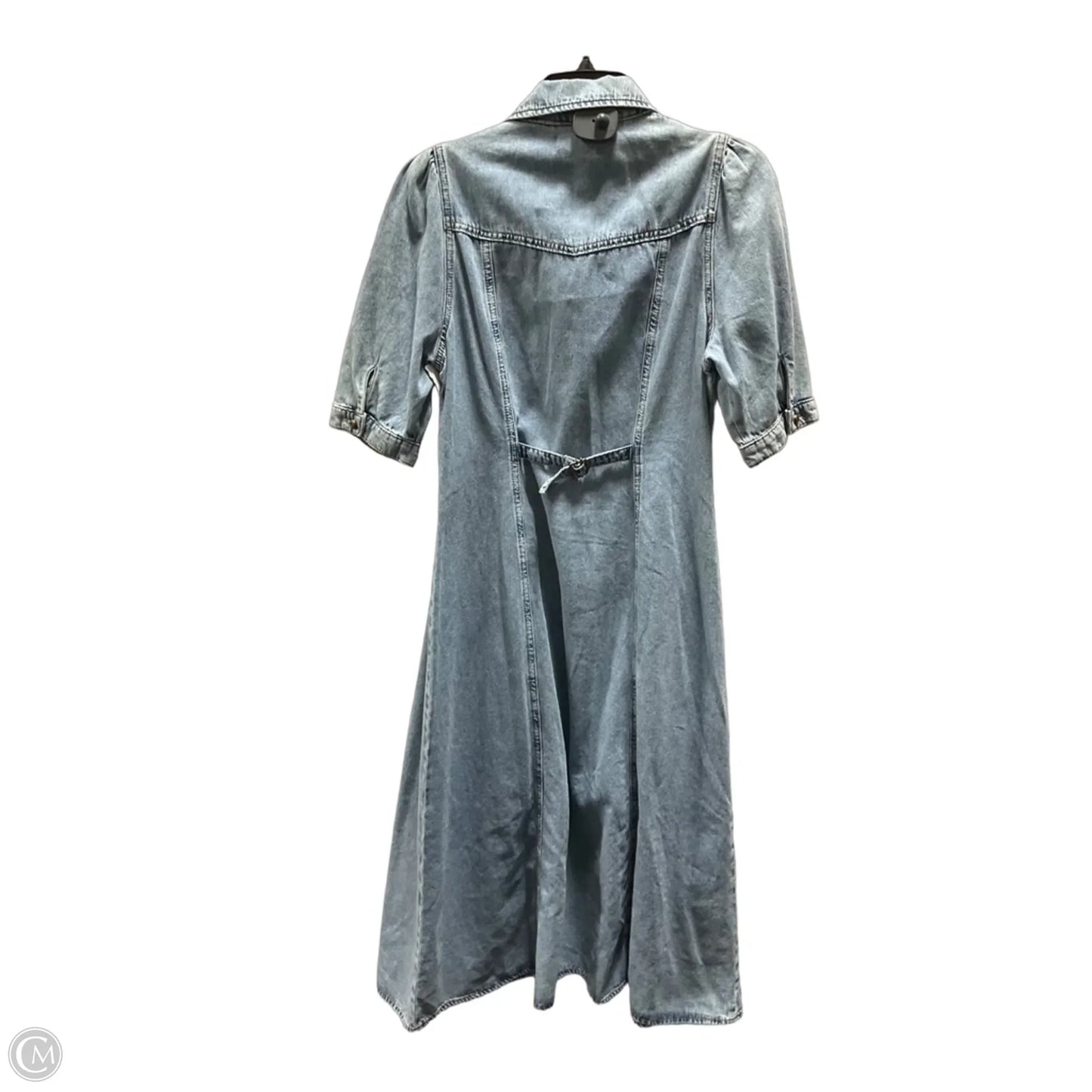 Dress Casual Midi By Cma In Blue Denim, Size: 6