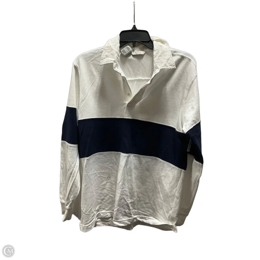 Top Long Sleeve By Cmc In White, Size: S