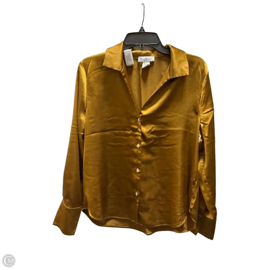 Blouse Long Sleeve By Rachel Zoe In Yellow, Size: Xl