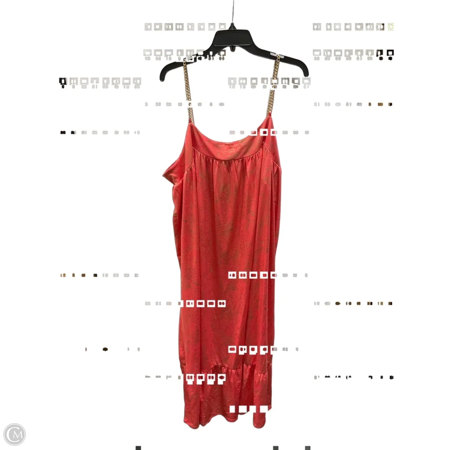 Dress Casual Maxi By Michael By Michael Kors In Orange, Size: 2x