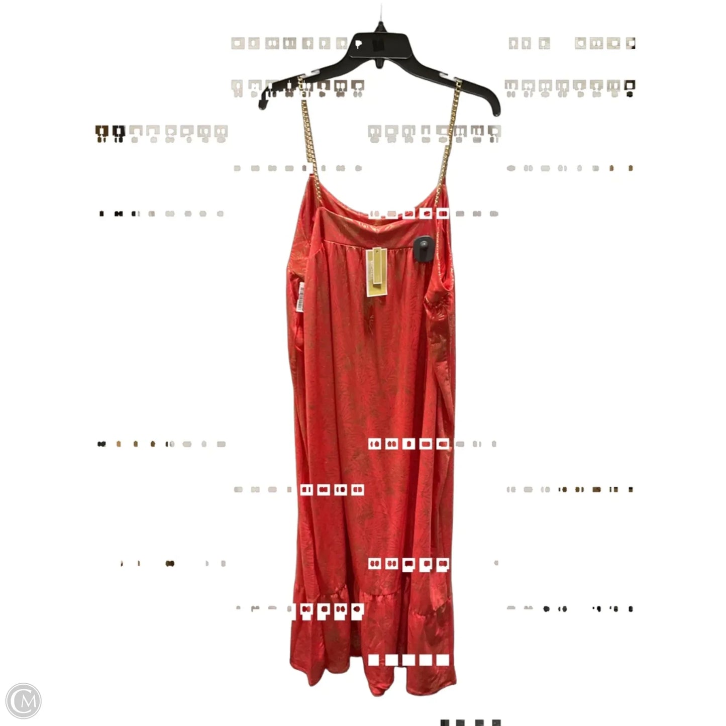Dress Casual Maxi By Michael By Michael Kors In Orange, Size: 2x