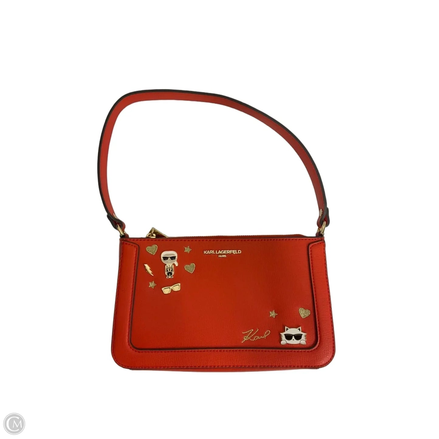 Crossbody Designer By Karl Lagerfeld, Size: Small