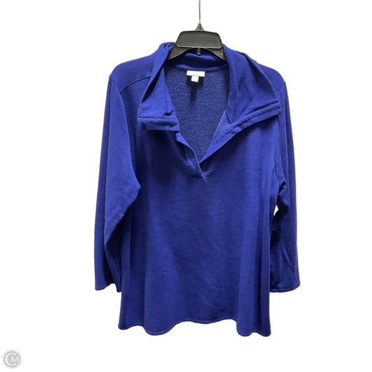 Top Long Sleeve By J. Jill In Blue, Size: Xl