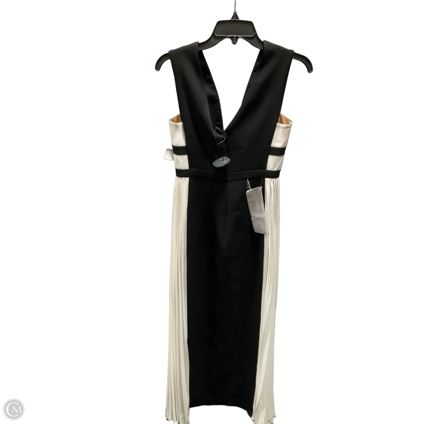 Dress Party Long By Bcbgmaxazria In Black & White, Size: 0