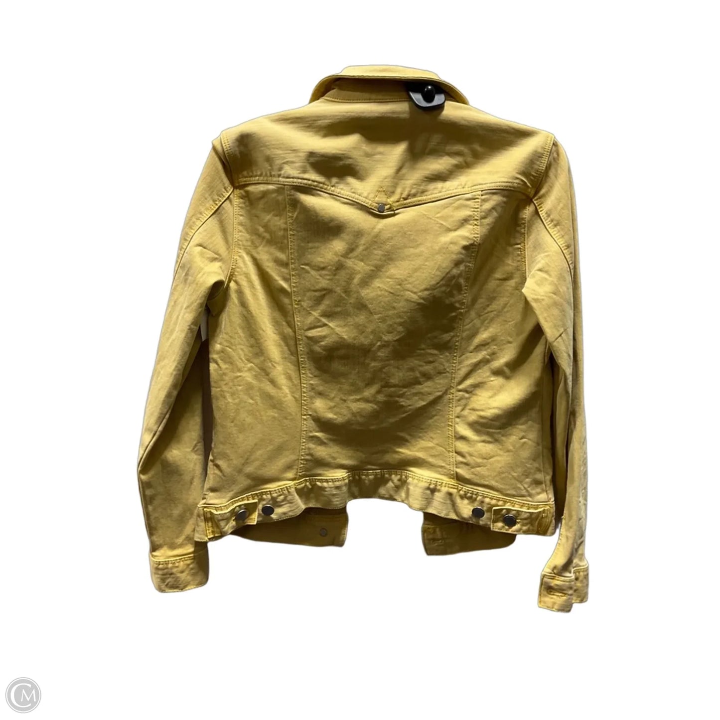 Jacket Denim By Liverpool In Yellow Denim, Size: S