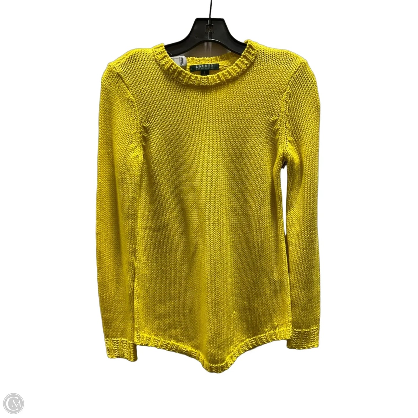 Sweater By Lauren By Ralph Lauren In Yellow, Size: S