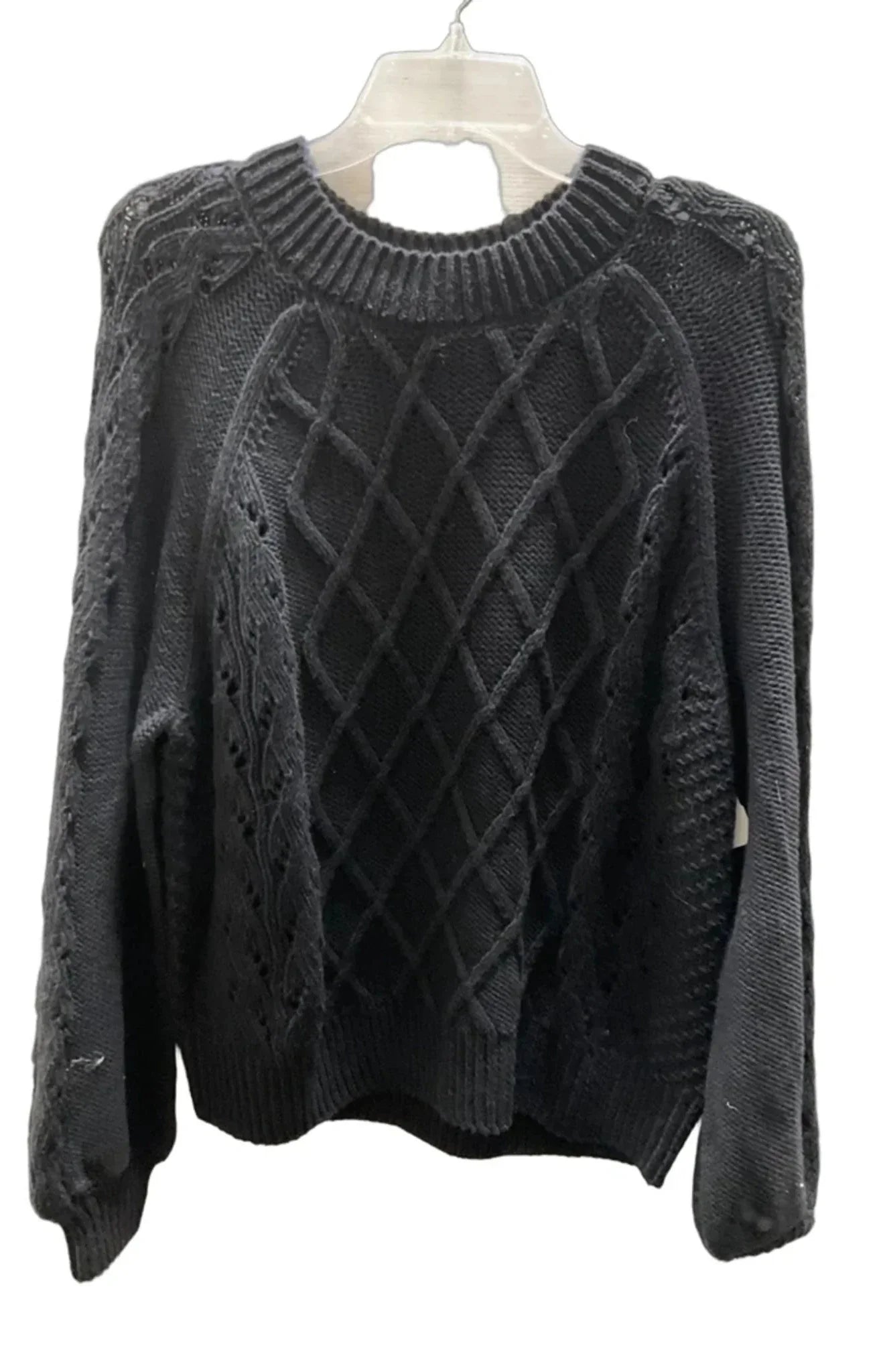 Sweater By Loft In Black, Size: L