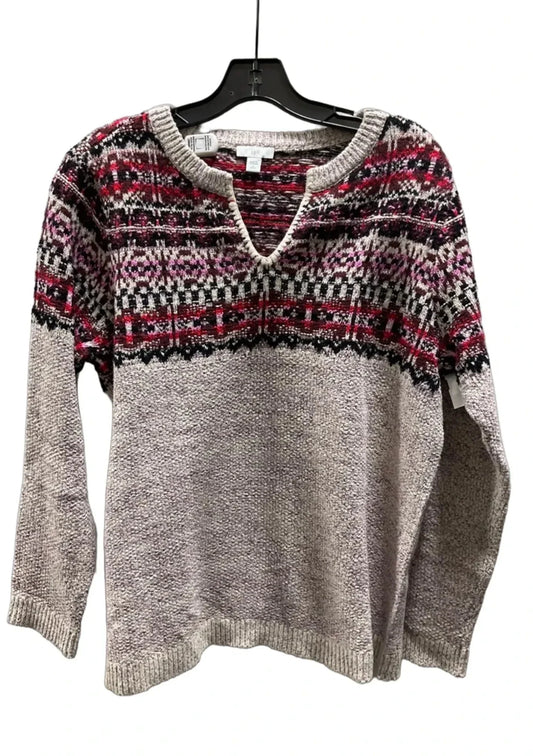 Sweater By J. Jill In Multi-colored, Size: L